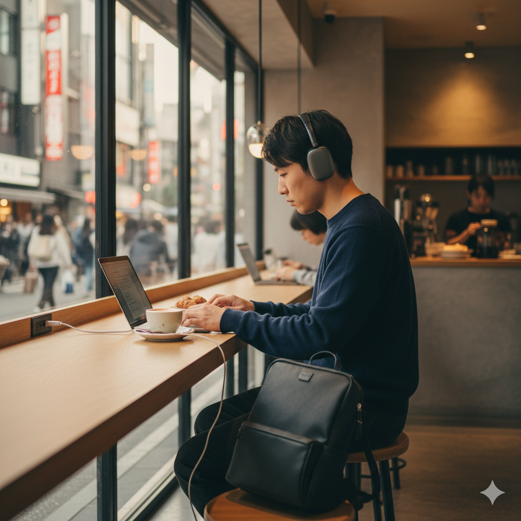 Working Remotely from Japanese Cafes: Genius or Socially Unacceptable?