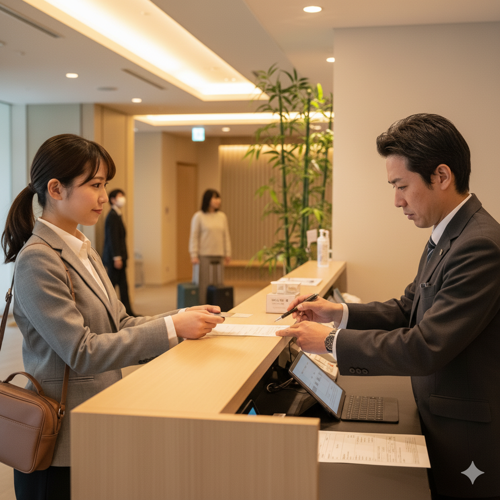 Hotel Check-In in Japan Feels Like Immigration — And There’s a Reason