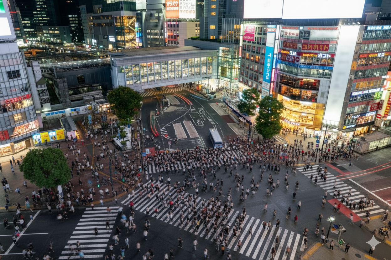 Shibuya Crossing at Night: Tourist Trap or Must-See Experience?