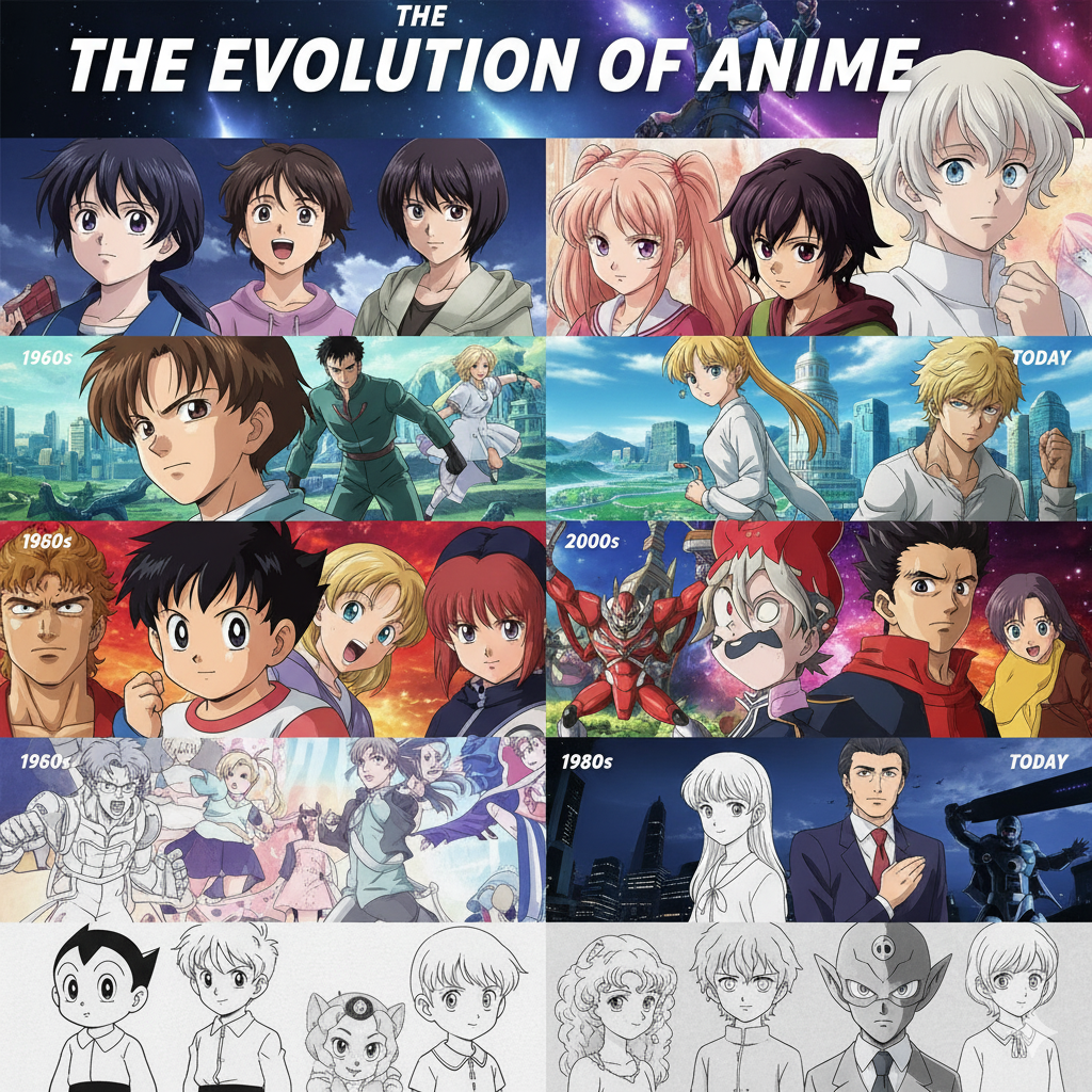 The Evolution of Anime: From Astro Boy to Demon Slayer — Endless Adventures in the World of Japanese Animation!