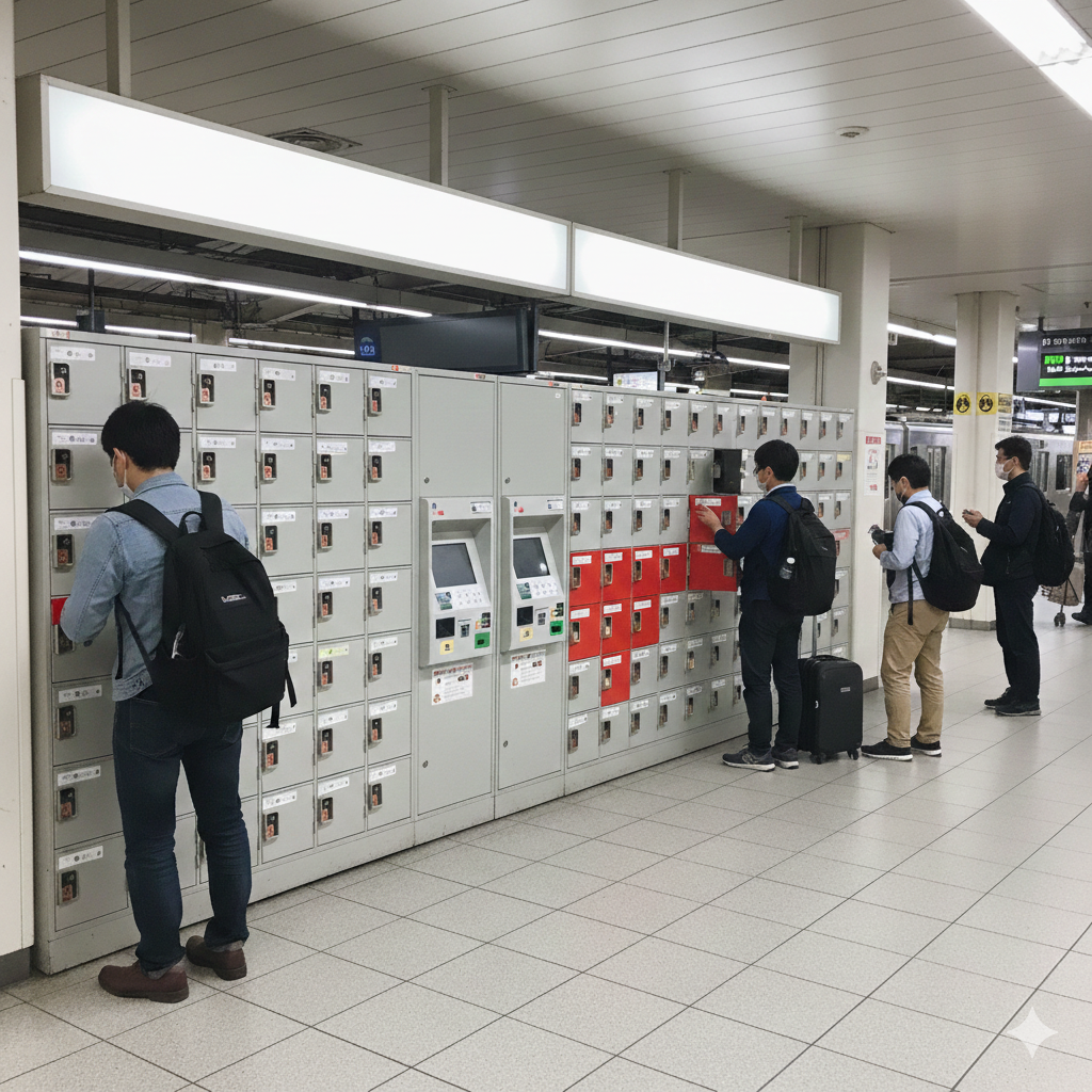Lockers Full at the Station? Use the Ecbo Cloak App to Store Your Luggage at Nearby Shops
